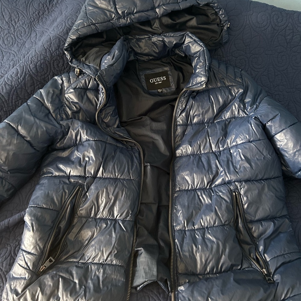 Guess Metallic Puffer Jacket